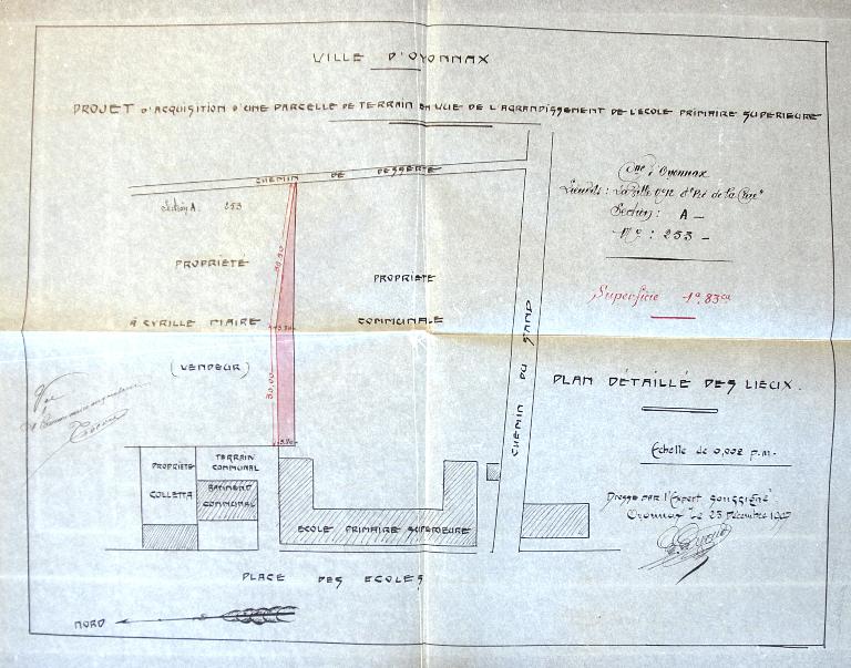 École primaire supérieure, puis École pratique de commerce et d'industrie, puis École nationale professionnelle, dite des matières plastiques, actuellement Lycée d'enseignement général et technologique Paul-Painlevé