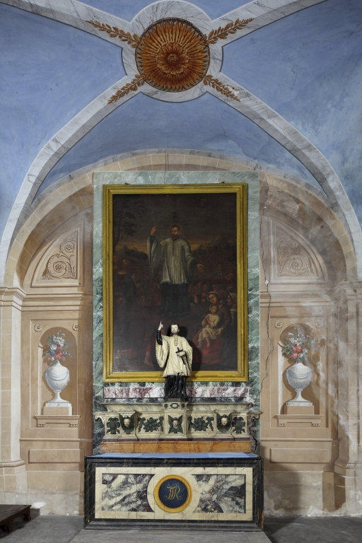 Ensemble de l'autel de saint Jean François Régis