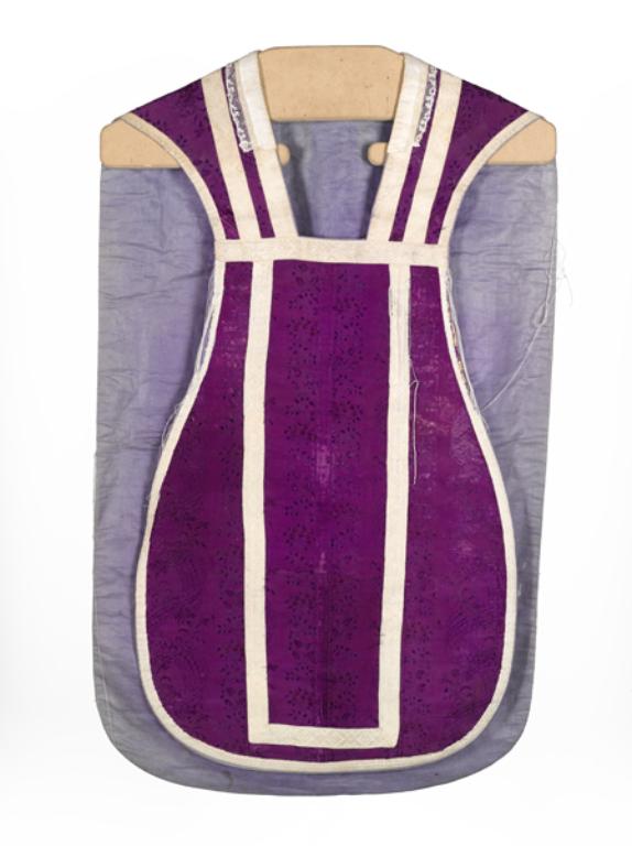 chasuble, voile de calice : ornement violet n°1