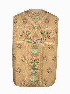 chasuble, étole, manipule : ornement doré