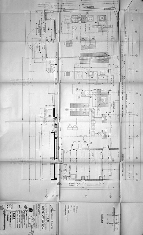 Ecole de métiers des industries métallurgiques et atelier-école, puis lycée technique des industries métallurgiques et lycée d'enseignement professionnel, actuellement lycée Hector-Guimard - Lycée des Métiers, Transformations des matériaux