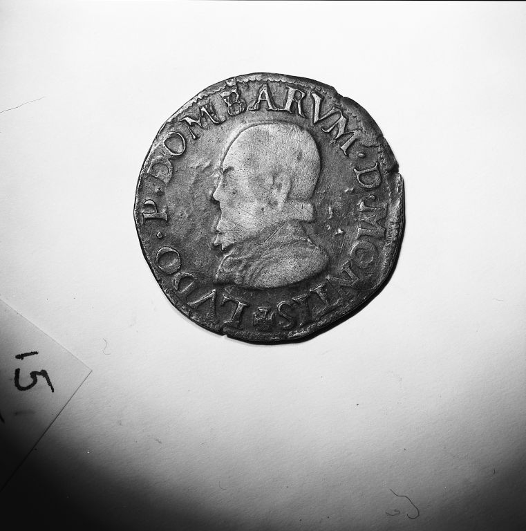 monnaies (10) (teston, double tournois, liard) (8 à 17), de Louis de Bourbon-Montpensier, souverain de Dombes