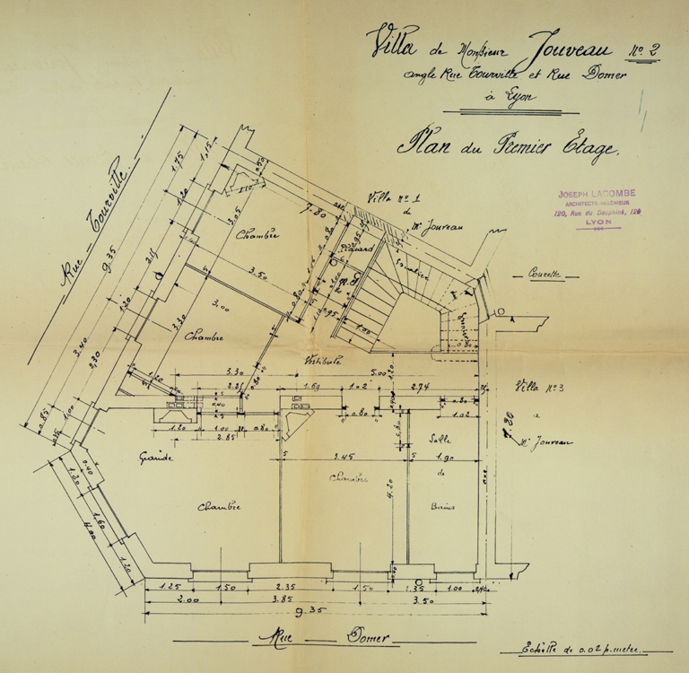 Ensemble de trois maisons dit Villa Jouveau