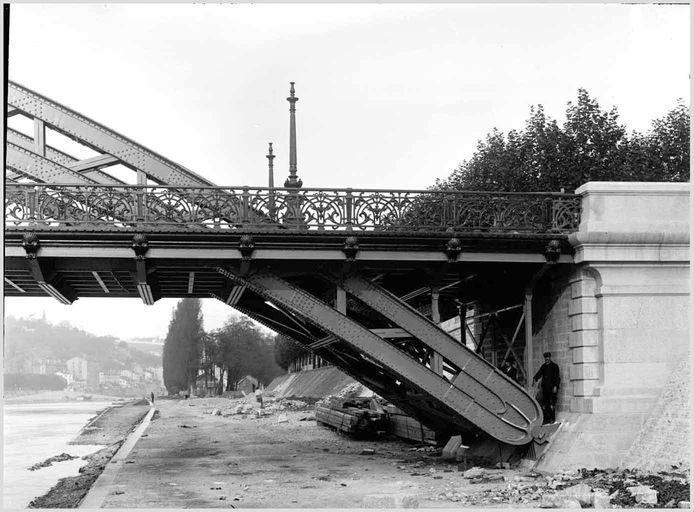 Pont routier de la Boucle, puis pont routier Winston-Churchill (détruit)