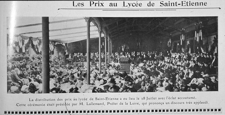 Lycée de garçons, actuellement lycée d'enseignement secondaire et supérieur Claude-Fauriel