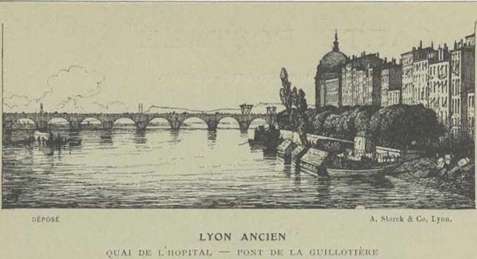 Deuxième pont de la Guillotière (détruit)