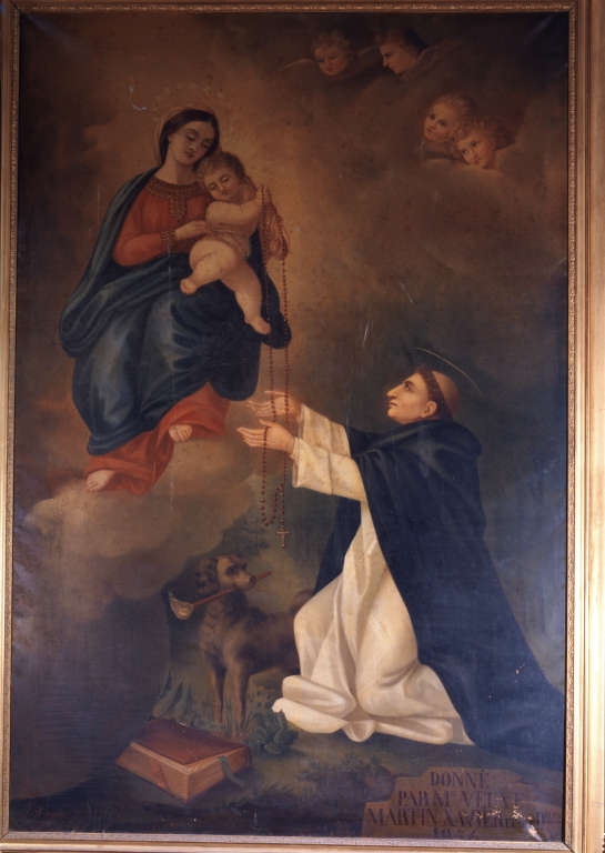 Tableau : l'Institution du Rosaire