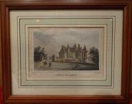 Estampe de W. Le Petit - Château de Randan