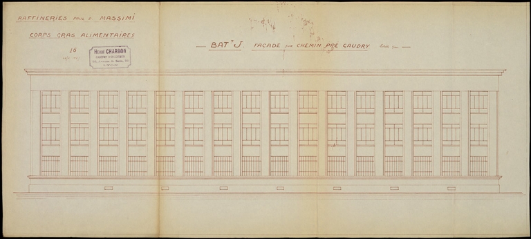 Usine de traitement des corps gras dite Société des Huileries Raffineries et Savonneries Paul Massimi