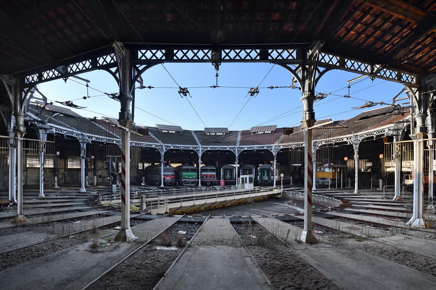Rotonde de la gare de la Mouche à Gerland