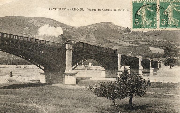 Pont ferroviaire dit viaduc de La Voulte (détruit)