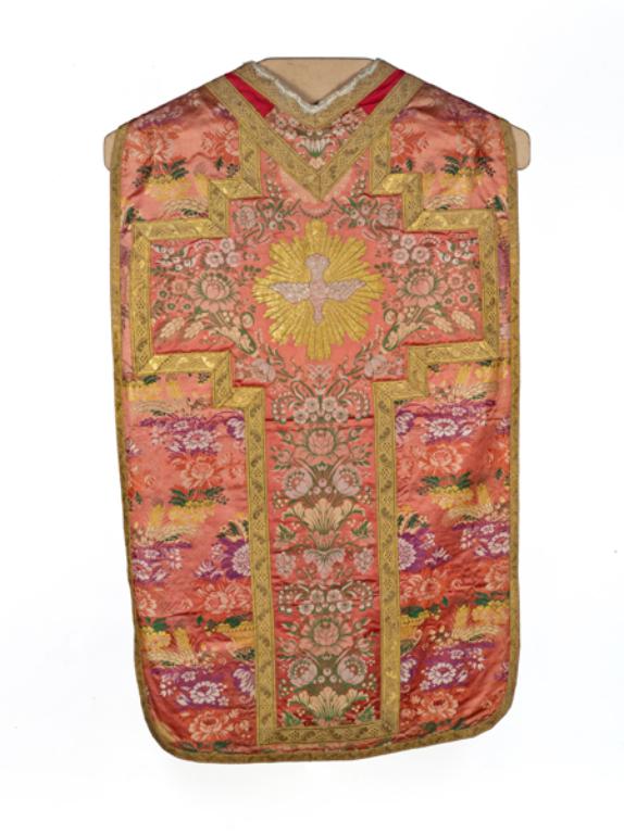 chasuble, bourse de corporal : ornement rouge