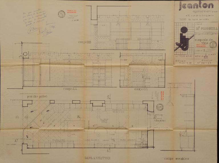 Maison, puis immeuble