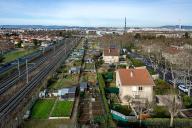 Jardins ouvriers de l'usine RVI de Vénissieux