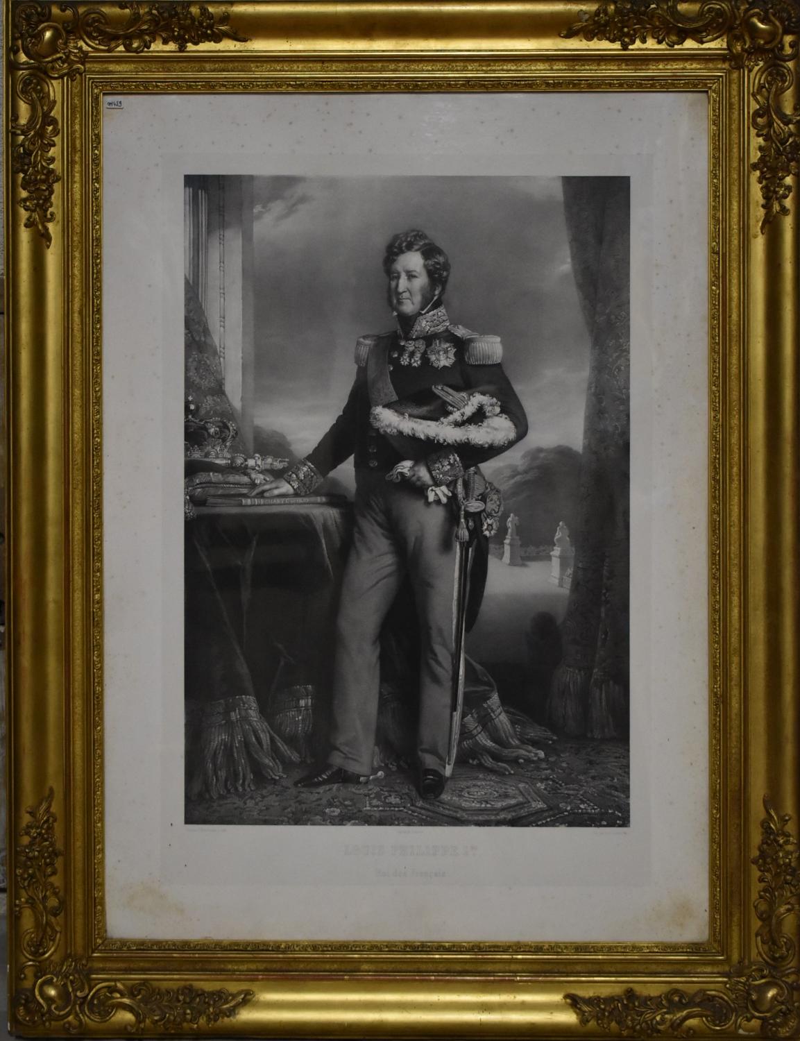 Estampes d'après Franz Xaver Winterhalter (2) : Portrait de Louis Philippe Ier, roi des Français