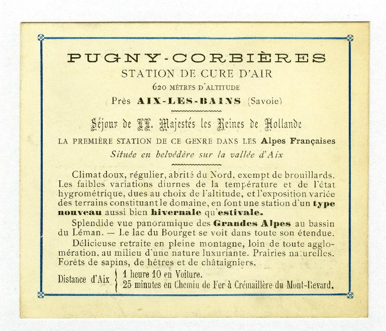 Station climatique des Corbières, puis hôtel de voyageurs, dit Hôtel et Domaine des Corbières, puis orphelinat des Corbières, actuellement couvent, dit Monastère Notre-Dame de l'Unité des sœurs de Bethléem