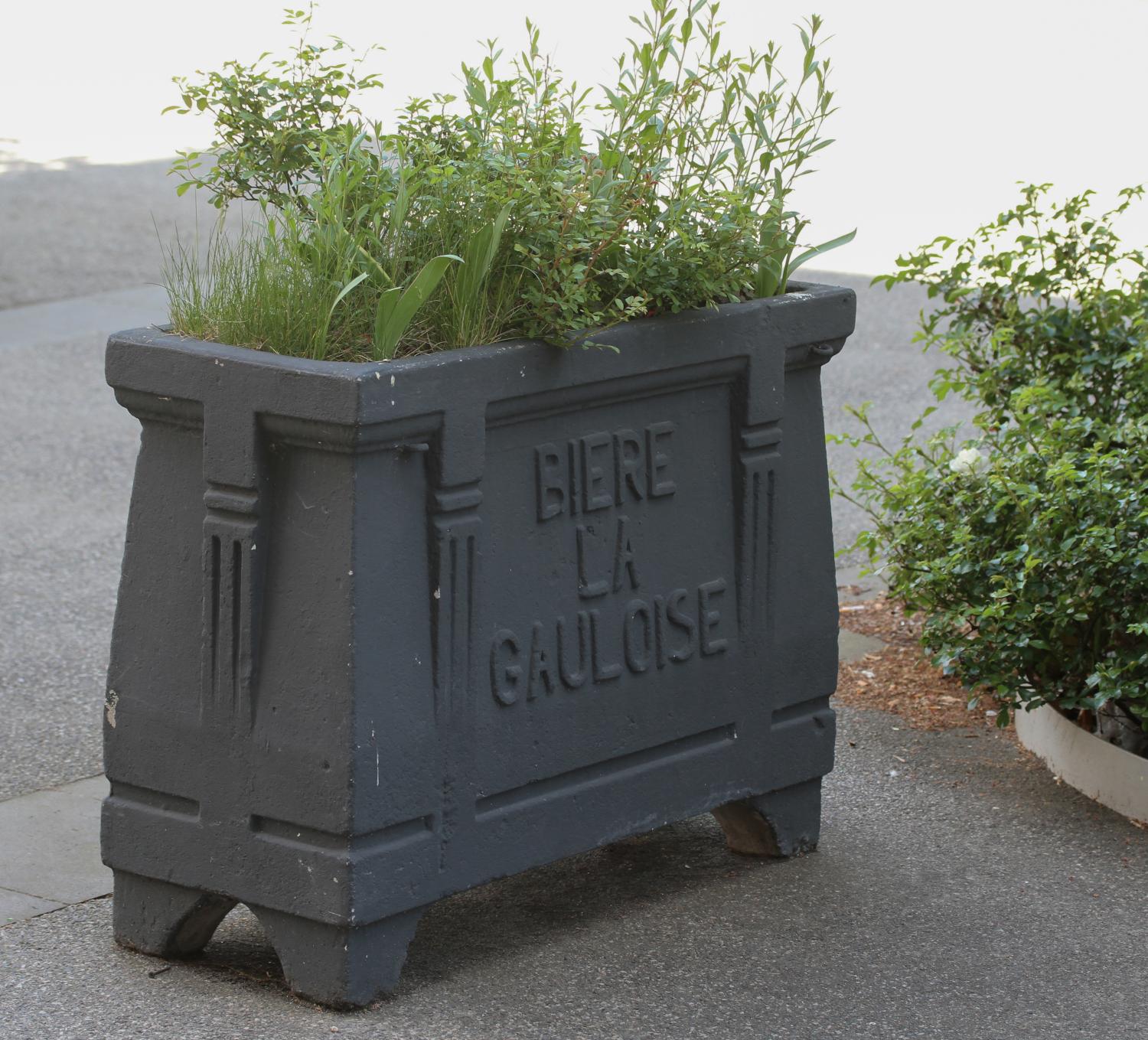 Jardinière publicitaire "Bière la Gauloise"