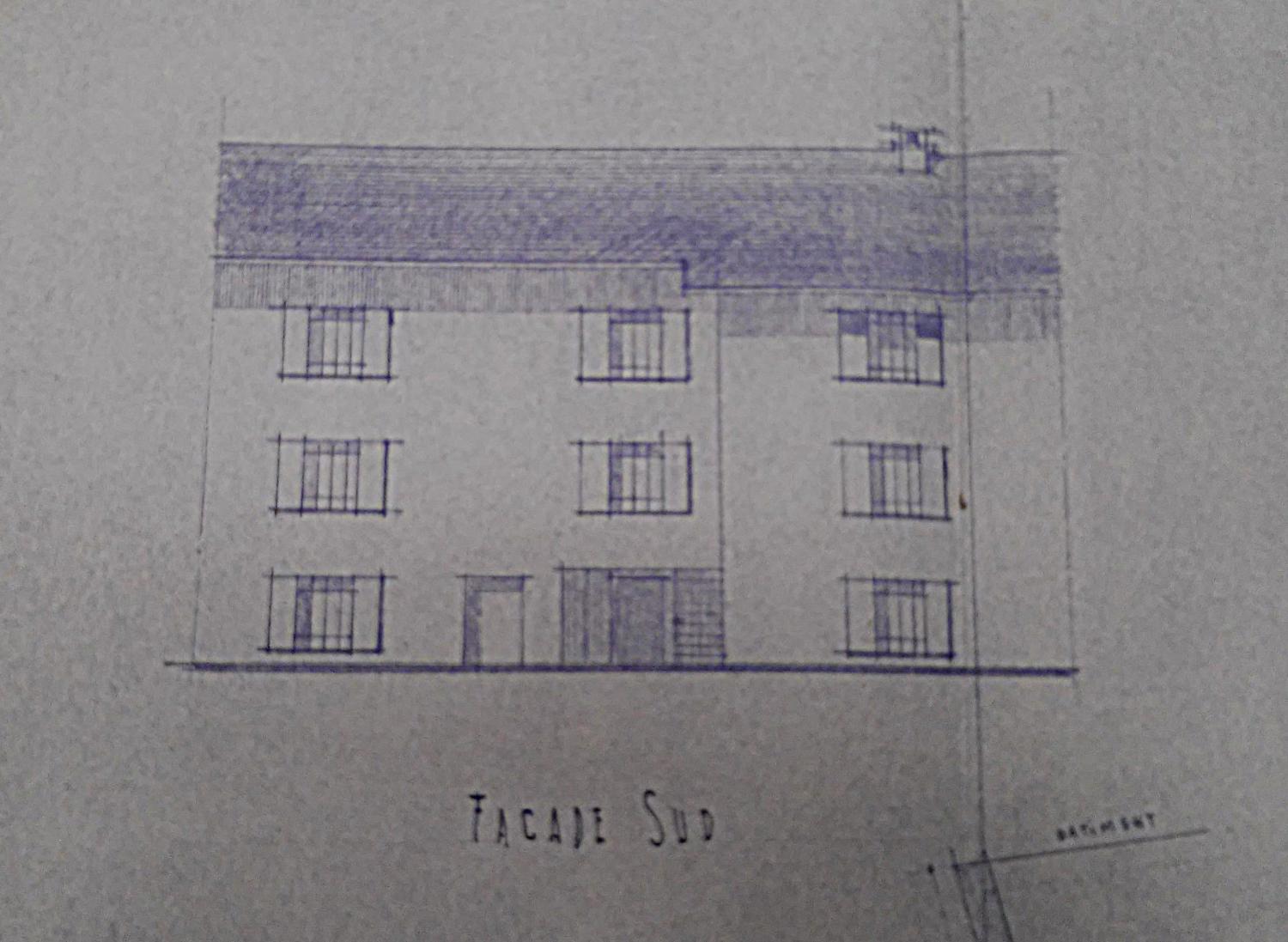 Ensemble de maisons de la reconstruction à Bessans