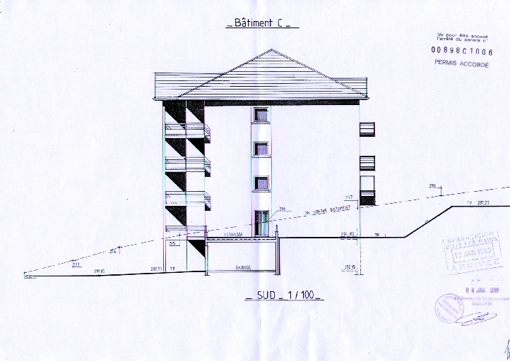 Ensemble de trois immeubles, La Sassière