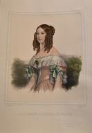 Estampe d'Henri Grévedon - S.A.R. Madame la duchesse de Nemours