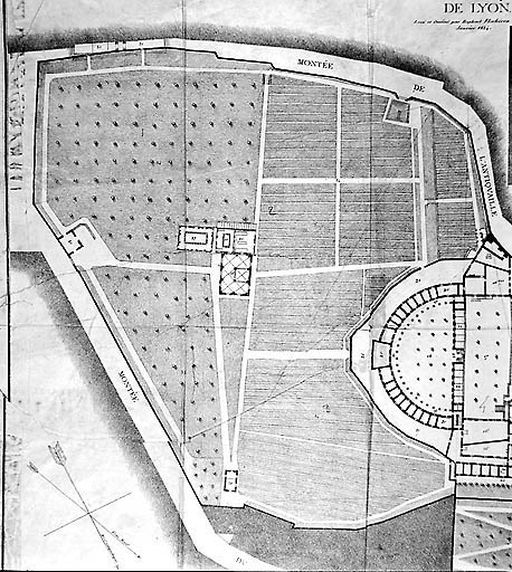 Dépendances de l'hôpital et asile d'aliénés de l'Antiquaille