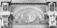 Ensemble de 15 bas-reliefs en médaillon : portraits de Lyonnais célèbres