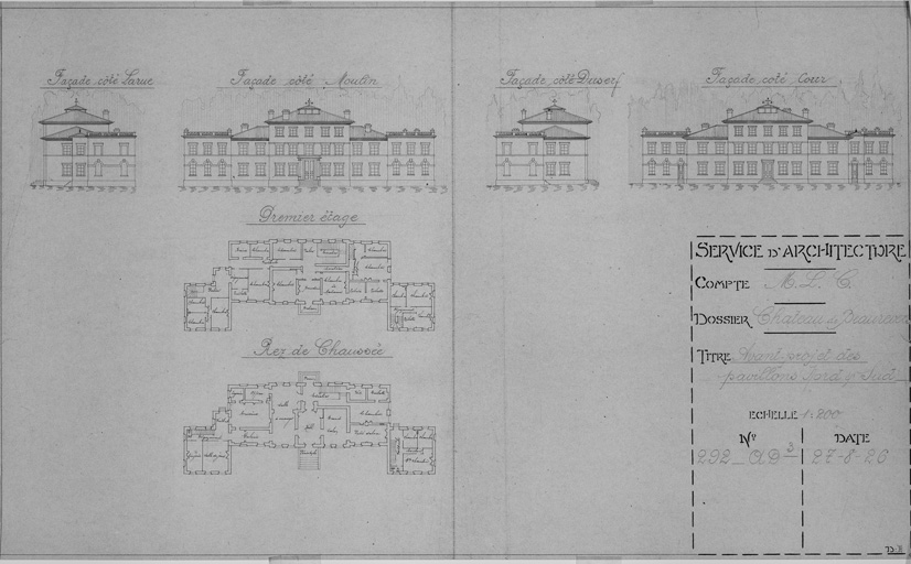 Demeure, dite château de Beaurevert