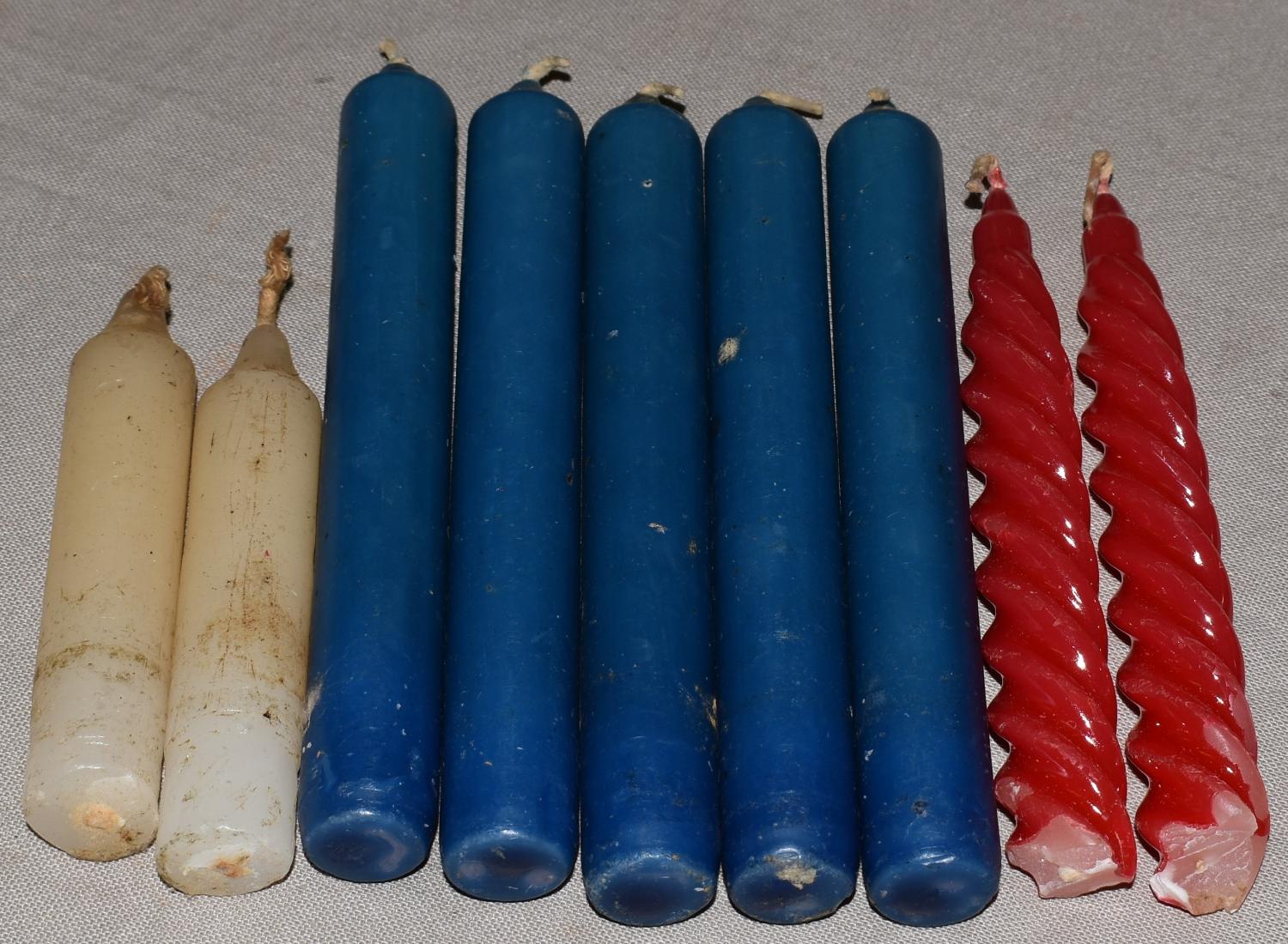 Lot de bougies (9)