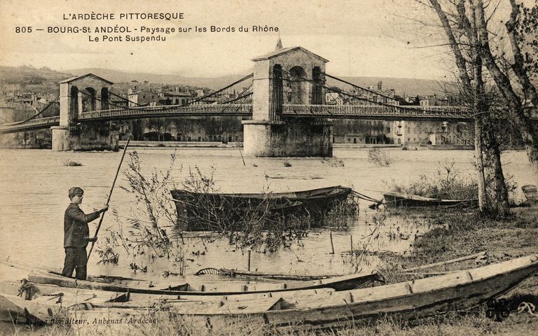 Ancien pont de Bourg-Saint-Andéol (détruit)