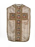 chasuble , étole, manipule : ornement rose