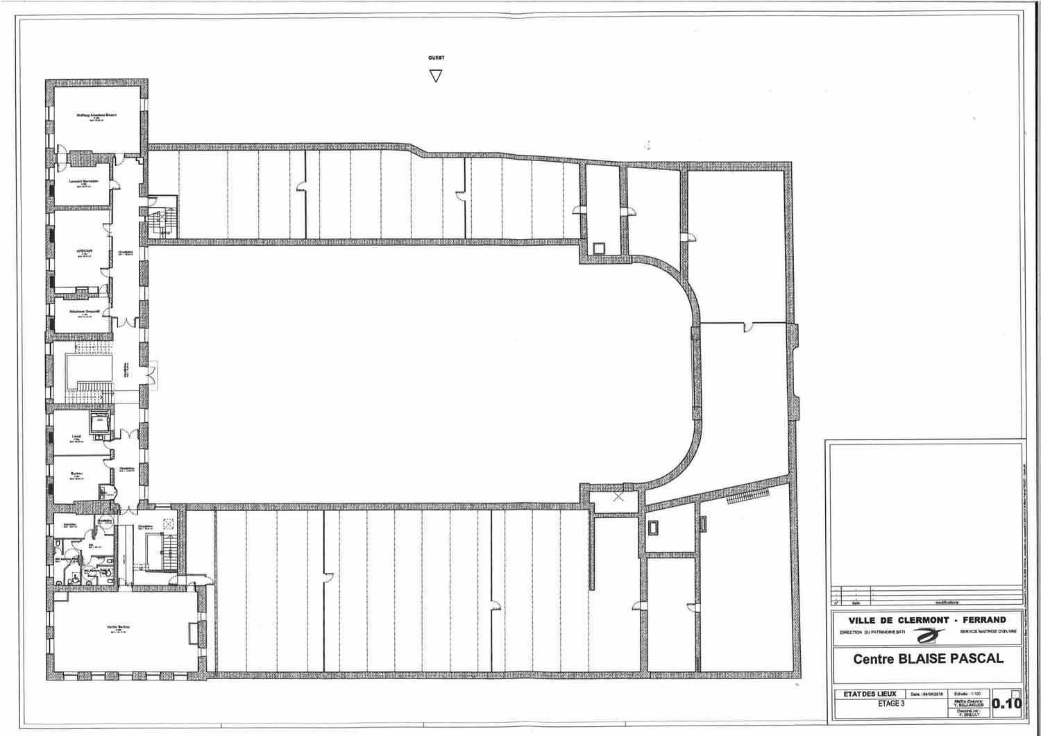 Collège des jésuites de Clermont dit collège royal ou Grand collège ; institut national ; école centrale ; lycée ; collège royal ; lycée impérial ; lycée de garçons dit lycée Blaise-Pascal ; centre culturel Blaise-Pascal et conservatoire Emmanuel-Chabrier