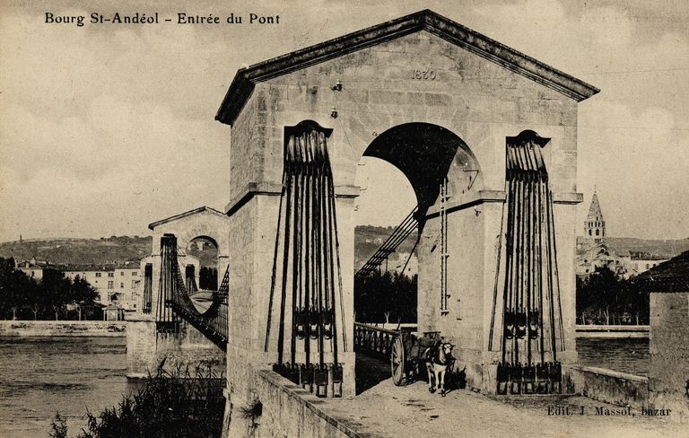 Ancien pont de Bourg-Saint-Andéol (détruit)