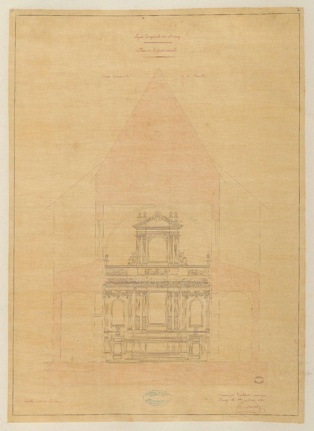 Église du collège des jésuites de Bourg-en-Bresse, dite église Saint-Joseph, puis chapelle du lycée Lalande