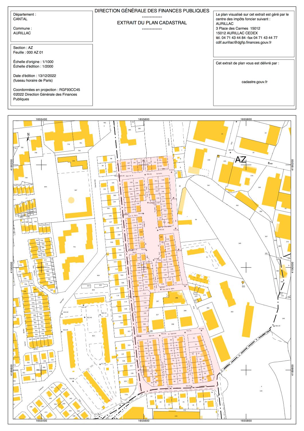 La cité des Camisières à Aurillac