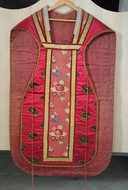 Ornement rouge : chasuble