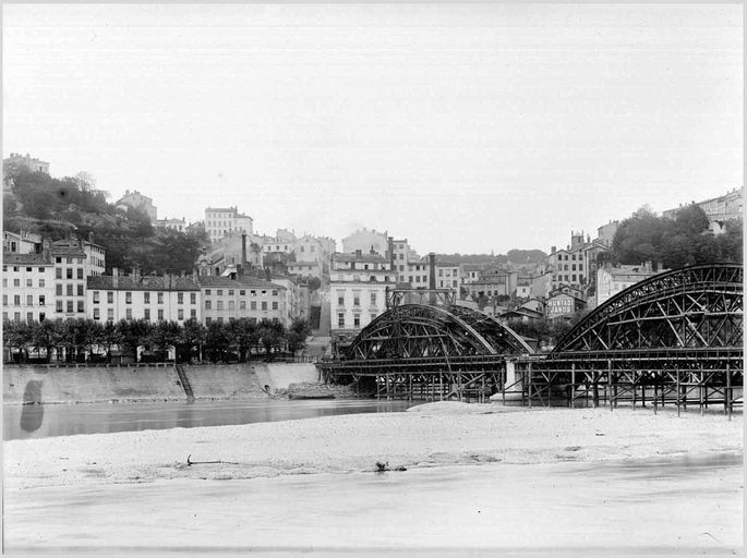 Pont routier de la Boucle, puis pont routier Winston-Churchill (détruit)