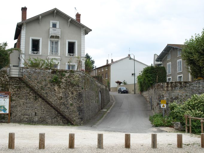 Ensemble des bacs à rames et bac à traille d'Anthon (disparus)