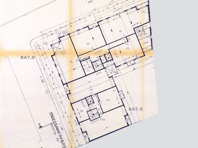 Immeuble, le Patio du parc