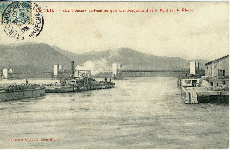 Pont routier du Teil (détruit)