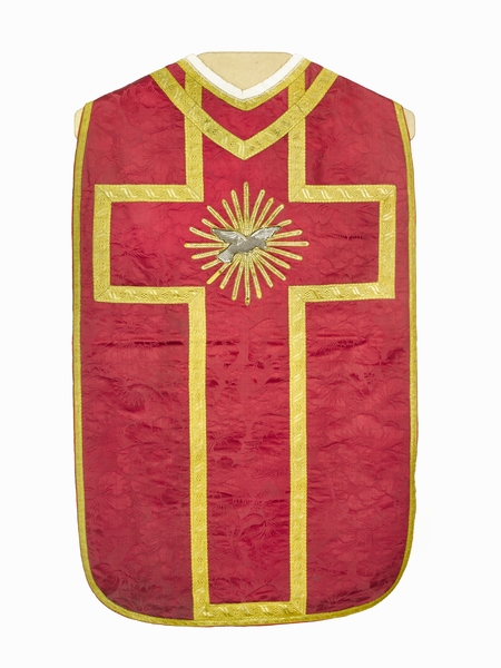 chasuble : ornement rouge n°1