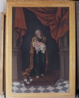 Ensemble de 2 tableaux : Saint Joseph, Sainte Philomène