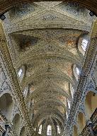 Peintures monumentales : ensemble du décor peint de la nef et du chœur de la chapelle de la Trinité