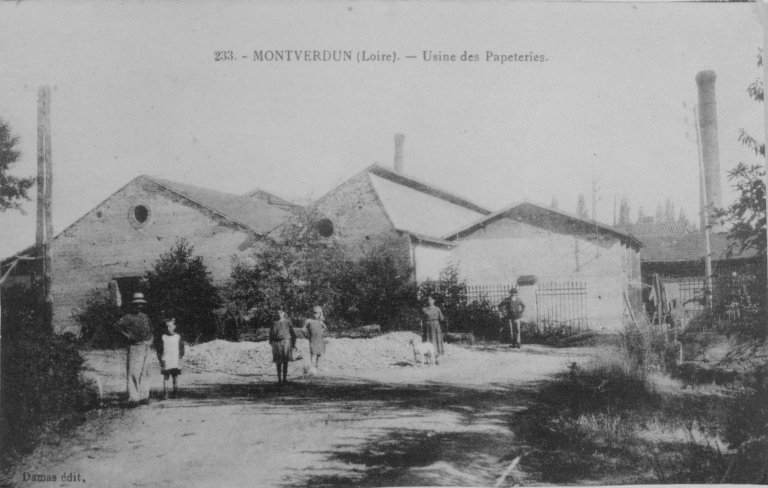 Clouterie, Papeteries de Montverdun, puis Papeterie du Forez (usine de papeterie et cartonnerie), puis usine de construction mécanique, puis usine de transformation des métaux, actuellement Forges du Lignon