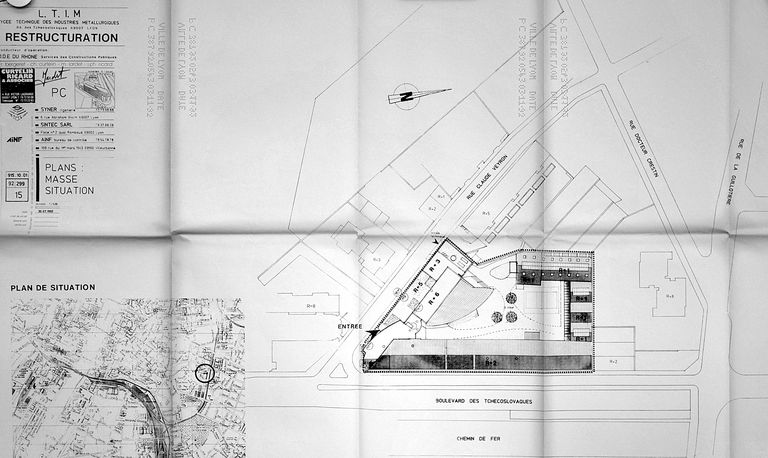 Ecole de métiers des industries métallurgiques et atelier-école, puis lycée technique des industries métallurgiques et lycée d'enseignement professionnel, actuellement lycée Hector-Guimard - Lycée des Métiers, Transformations des matériaux