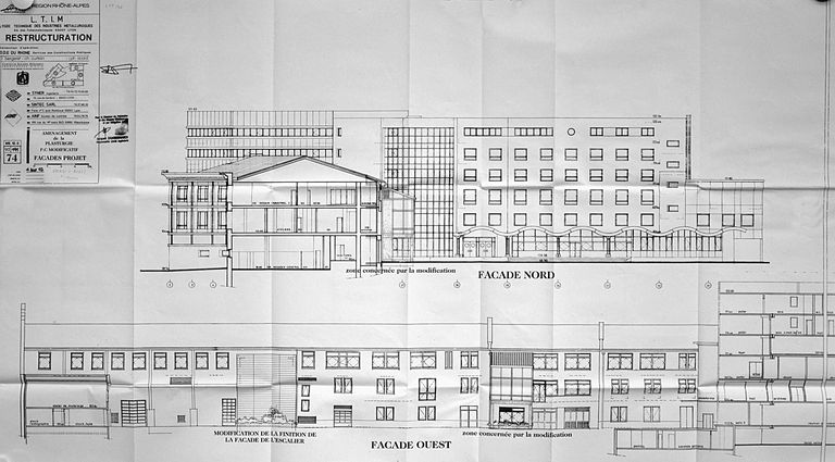 Ecole de métiers des industries métallurgiques et atelier-école, puis lycée technique des industries métallurgiques et lycée d'enseignement professionnel, actuellement lycée Hector-Guimard - Lycée des Métiers, Transformations des matériaux