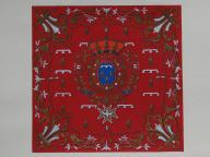 Gouache - Étendard du régiment d'Orléans
