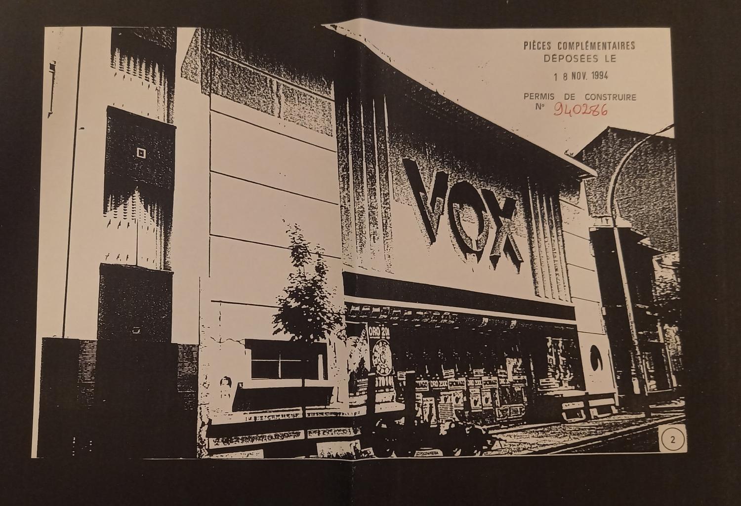 Cinéma "le Vox" actuellement chapelle Notre-Dame de la Merci