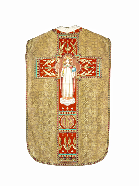 chasuble : ornement doré