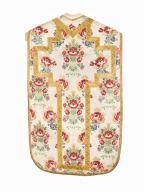 chasuble, étole, manipule, voile de calice : ornement blanc n°2