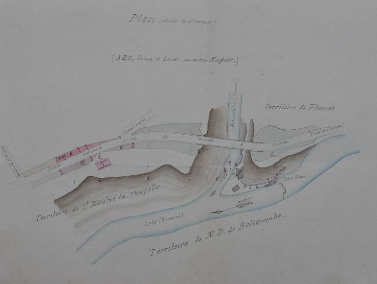 Moulin à farine et pressoir du Pont Morand actuellement vestiges